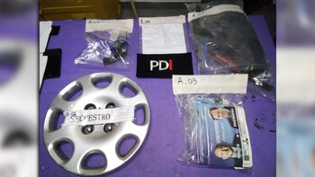 Lo secuestrado en la casa