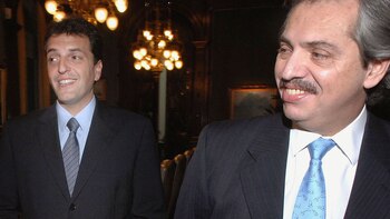 Sergio Massa y Alberto Fernández,