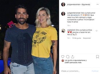 Juliana Giambroni y Matías Di