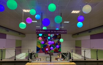 Cada nueva estación estará decorada