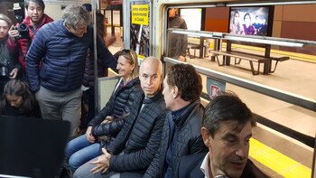 Horacio Rodríguez Larreta, junto a