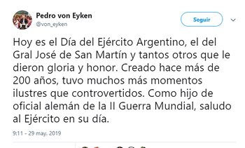 El tuit de la polémica