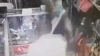 La mujer no se esperaba