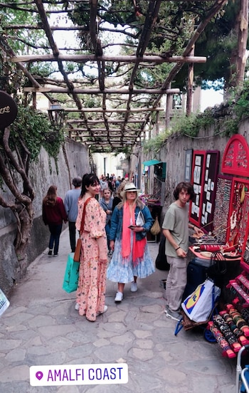 Romina Pereira en la Costa