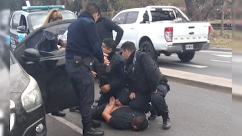 El momento de la detención