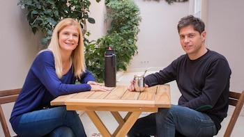 Primera foto de Kicillof y