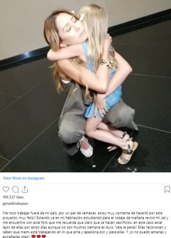 La actriz compartió un mensaje sobre