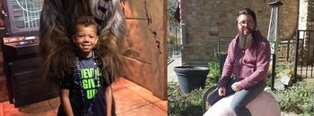 Fin Lanning adoptó a Demian