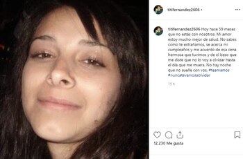 La publicación de Titi Fernández