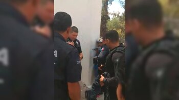 En la pelea participaron otras