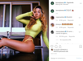 Barón publicó esta foto desde