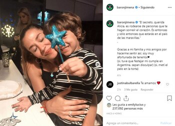 El festejo de cumpleaños de