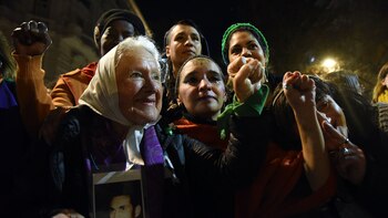 Nora Cortiñas, referente de las