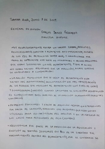 La carta que escribieron los