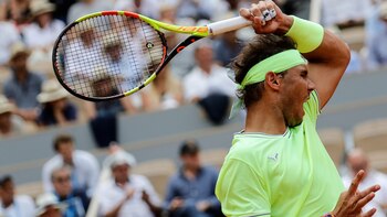 Nadal y una muestra de