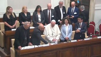 El Papa suscribió la Declaración de