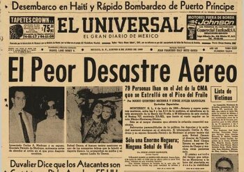 La portada del diario mexicano
