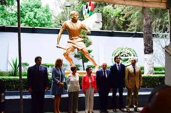 La familia Osuna, durante el