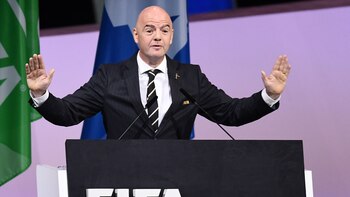 El presidente de la FIFA,