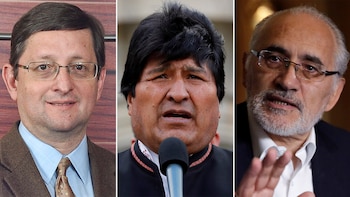 Oscar Ortíz, Evo Morales y