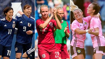 japón, Inglaterra y Escocia serán