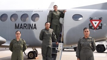 Será un grupo de cuatro mujeres creado con el fin de ayudar a la población civil en el país (Foto: Cortesía Semar)