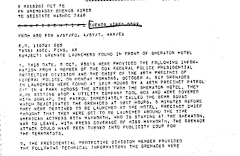 El embajador Hill evaluó que