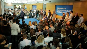 El ex ministro inauguró un