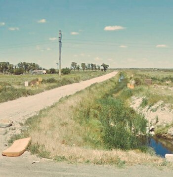 El basural donde fue abandonado el auto (@apepe_bahia)