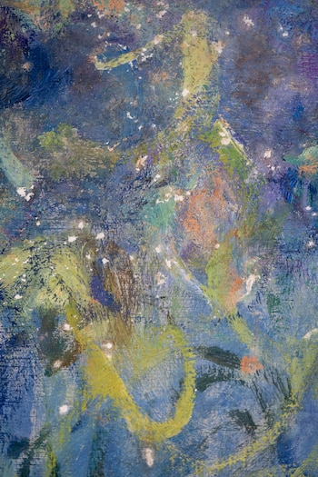 Lo más probable es que la pintura haya sido dañada en la Segunda Guerra Mundial, cuando una bomba de los Aliados destruyó el techo de vidrio del estudio de Monet en Giverny, Francia. (Herman Wouters/The New York Times)