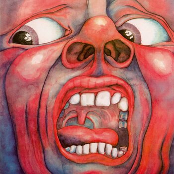 Portada de ‘In the court of the Crimson King’, (King Crimson, 1969), obra de Barry Godber.