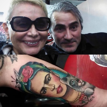 El tatuaje de Carmen Barbieri (Facebook)