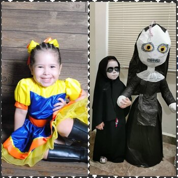 Lucía es una niña muy risueña y alegre, que también suele vestirse de princesa, subirse al carrusel y comer pizza como todo niño. (Foto: Facebook)