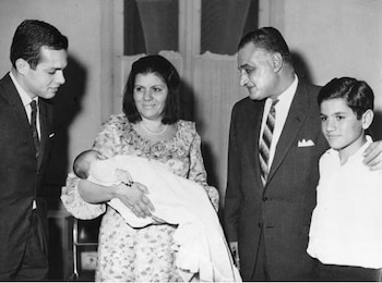 Ashraf Marwan, su hijo Abdel