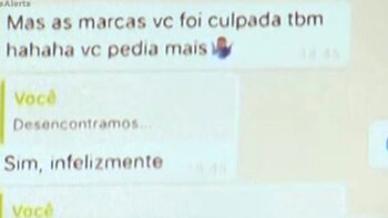 Una captura de los mensajes