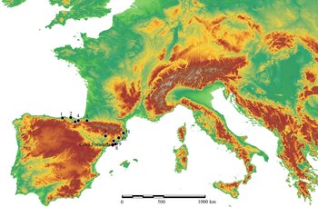 Ubicación de la Cova Foradada