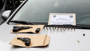 Se secuestró una pistola Browning