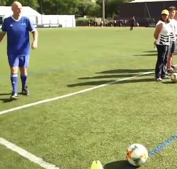 Gianni Infantino jugó un partido en París