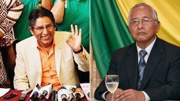 Félix Patzi y Víctor Hugo