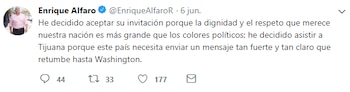 Enrique Alfaro refrendó su apoyo al tabasqueño, pese a los choques entre ambos (Foto: Twitter)