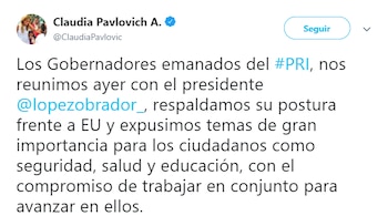 Los mandatarios estatales del PRI (Foto: Twitter)