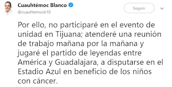 “El Cua” será el gran ausente en el festejo de AMLO (Foto: Twitter)