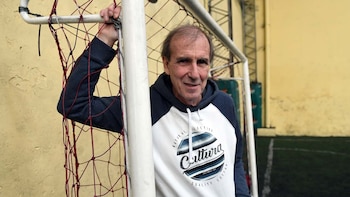 Peidró hoy. El ex arquero