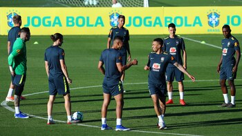 La selección de Brasil se