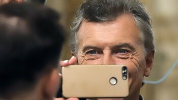 Macri y los celulares: un