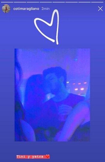 Tini Stoessel y Sebastián Yatra