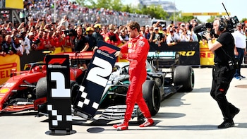 Sebastian Vettel se enfiereció y