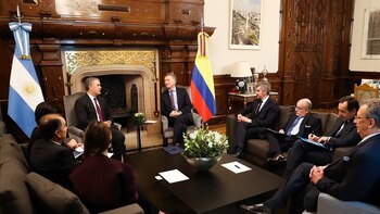 El presidente de Colombia elogió