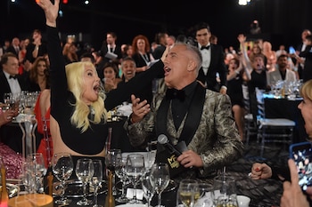 Marley junto a Susana Giménez,