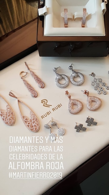 Los aros que llevaron las